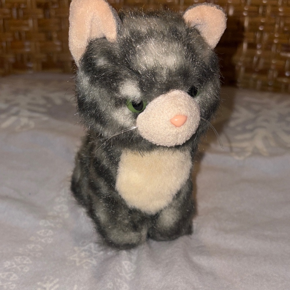 Striped Plush Cat Toy